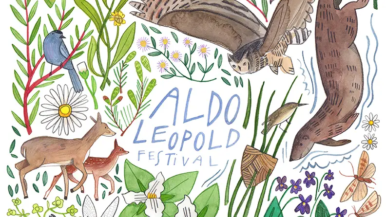 Aldo Leopold Festival button